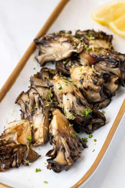 Grilled Maitake Mushrooms