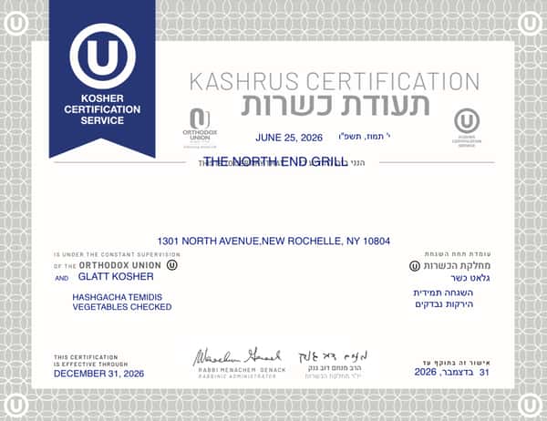 OU glatt kosher