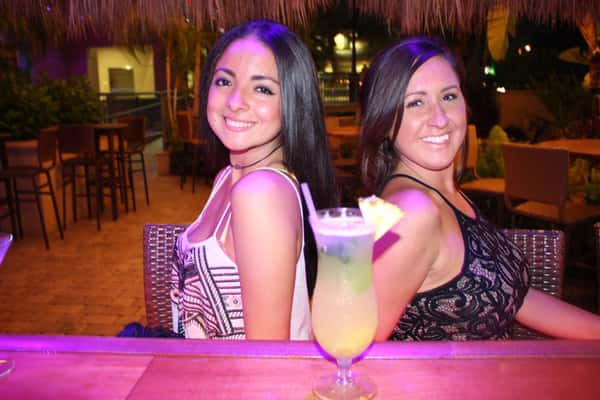 girls at bar