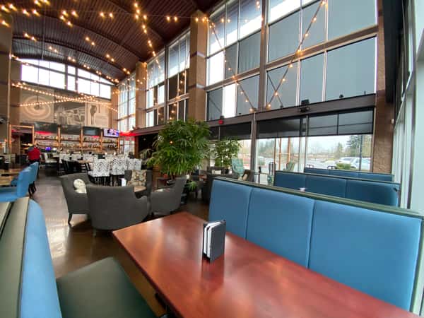 Comfortable booth seating