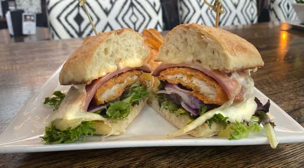 Chicken Cordon Bleu Sandwich