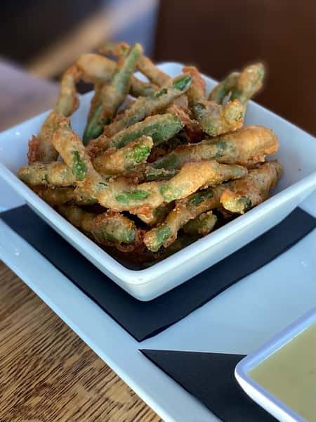 Tempura green beans