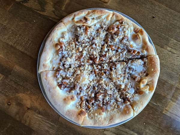 Fruit Streusel Pizza