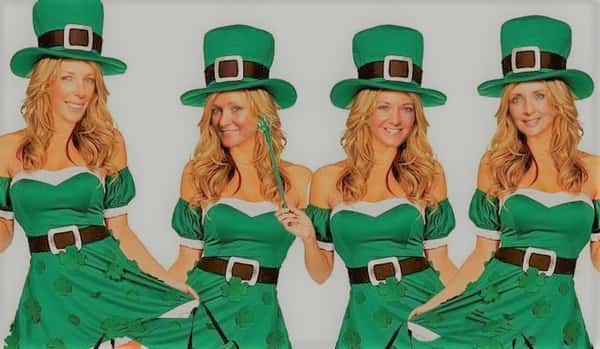 sisters in green