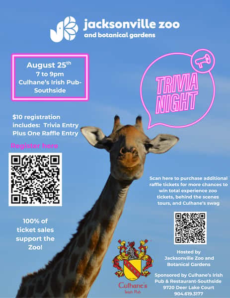 Jax Zoo Trivia Flyer Aug 2025