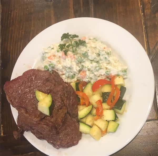 Ribeye Steak Combo.