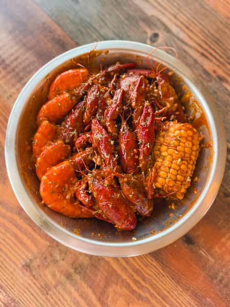 Crawfish & Shrimp (1lb crawfish/ 1/2lb shrimp/1C/1P)