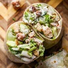 Crispy Chicken Cesar Wrap
