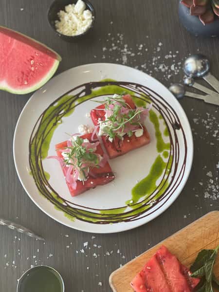 Grilled Watermelon Salad