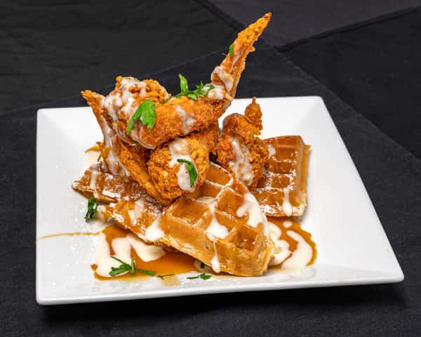 chicken and waffles