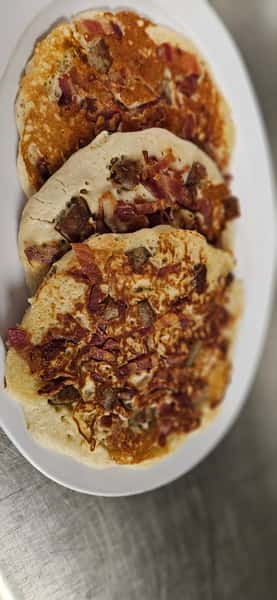 Sausage and Bacon Pancakes