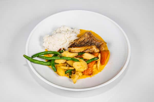 veggies and seafood