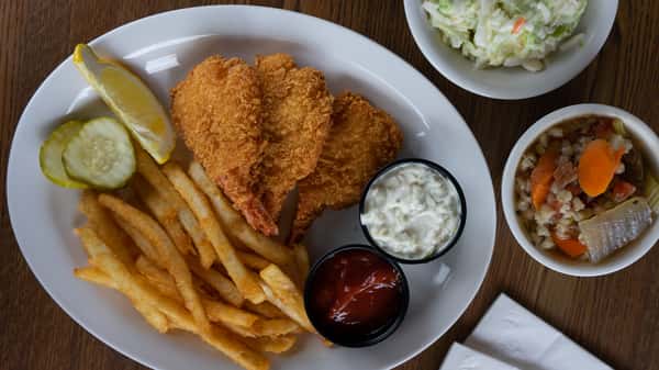 Delicious fried shrimp