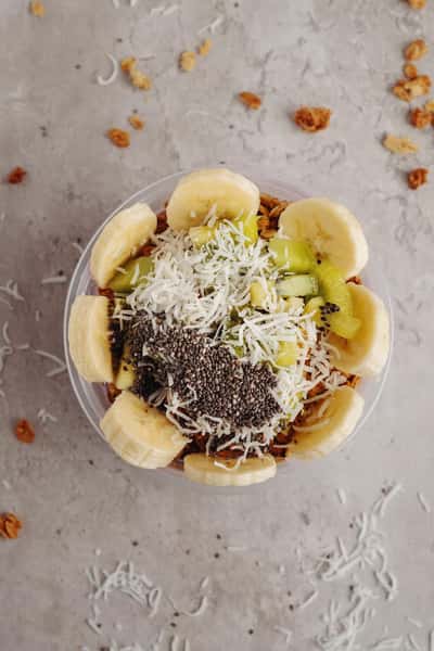banana coconut bowl