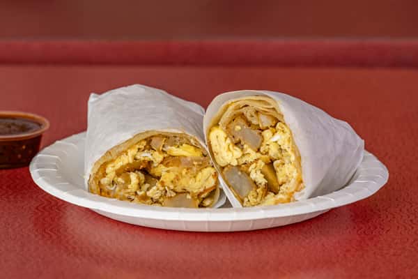 Potato-Egg-Cheese Burrito
