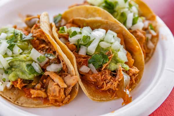 Shredded Chicken Street Taco