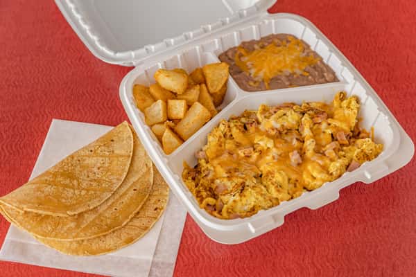 Ham-Eggs PLATE Side Potatoes