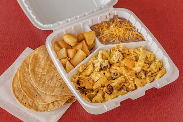 Sausage-Egg Plate