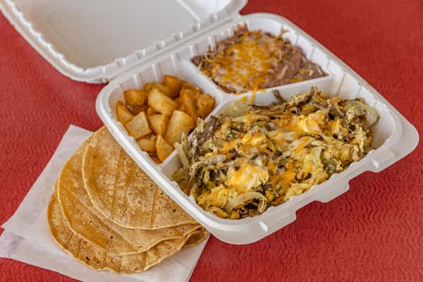 Machaca-Egg Plate
