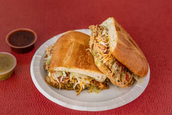 Shredded Chicken Torta