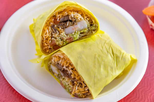 Surf N' Turf Burrito