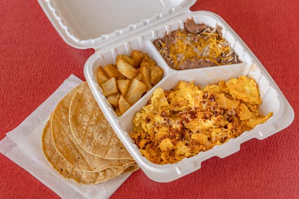 Chorizo-Eggs PLATE Side Potatoes