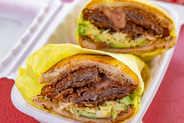 Milanesa de res Torta