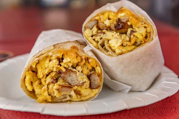 Sausage-Egg-Cheese Burrito