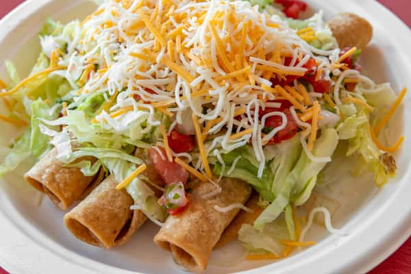 Chicken Rolled Tacos