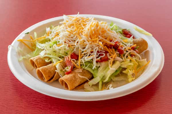 3 Beef Rolled Tacos