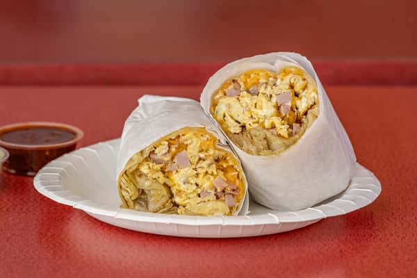 Ham-Egg-Cheese Burrito