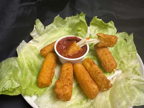 Deli fried with salad
