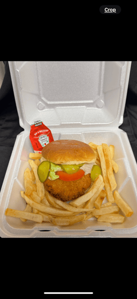 Spicy Chicken Patty on Bun Combo