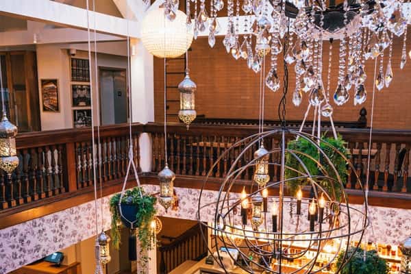 inside the restaurant