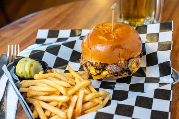 Fried Onion Smash Burger