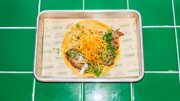 TACO Rib Eye con papas fritas