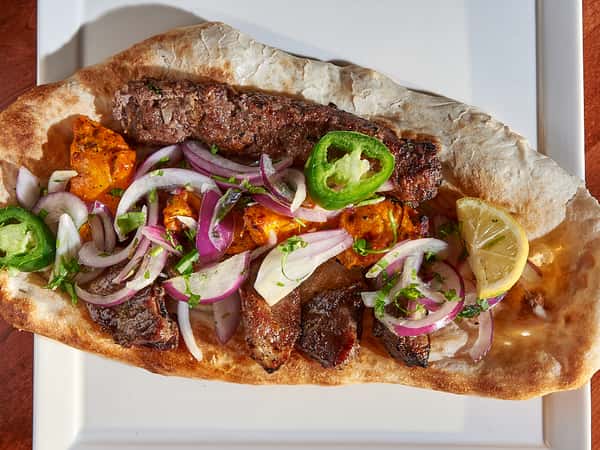 Chef’s Special Kabob Platter The Menu Kabul Restaurant & Cafe