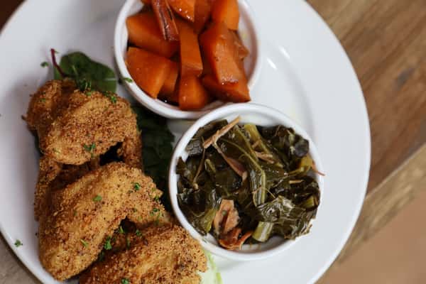 Collard Greens ,Yams ,Fried Chicken