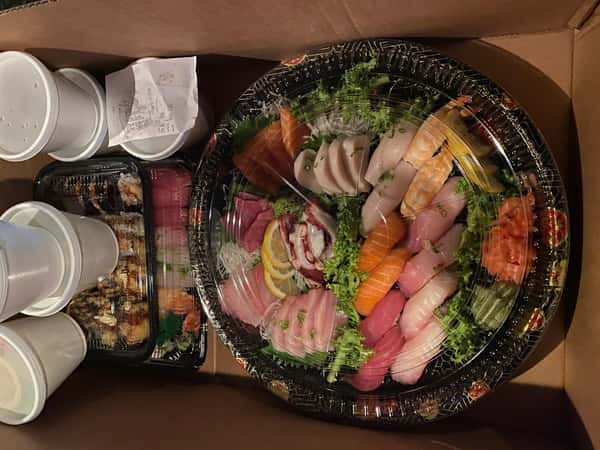sushi order to go with soup