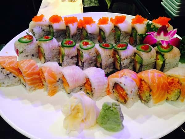 sushi platter
