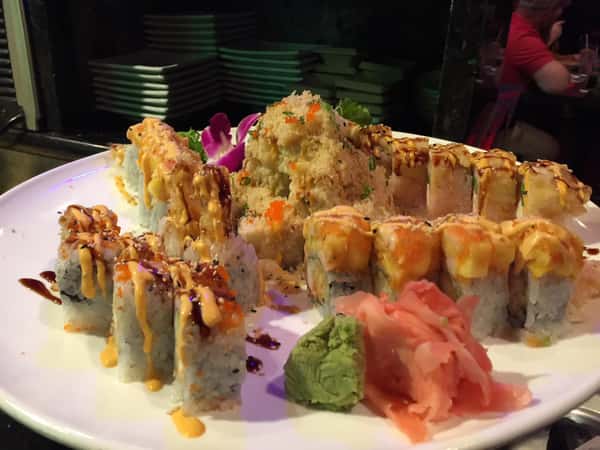sushi platter
