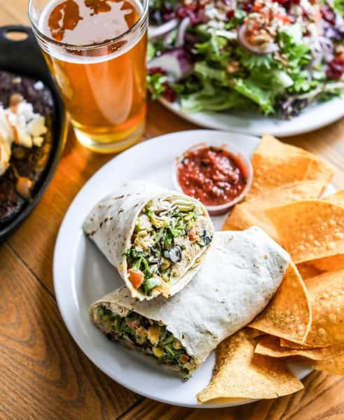 Backwoods wraps and happy hour is a great value