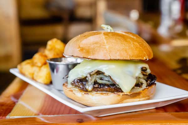 Mushroom Swiss Burger