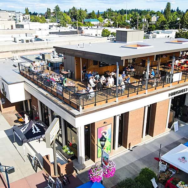 Backwoods Brewing Hillsboro Rooftop Deck