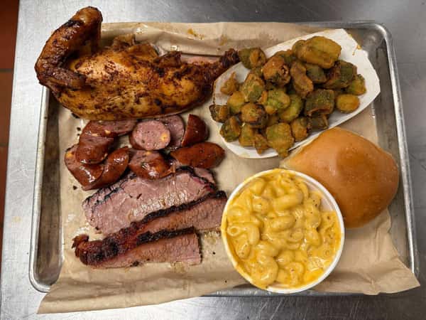 3 Meat BBQ Plate