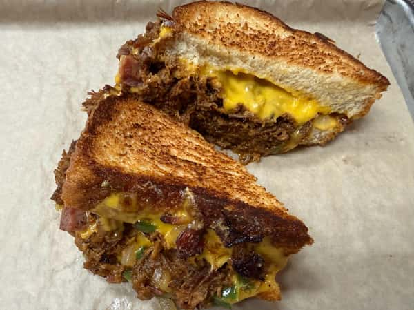 Steve-Moe Brisket Grilled Cheese W Side