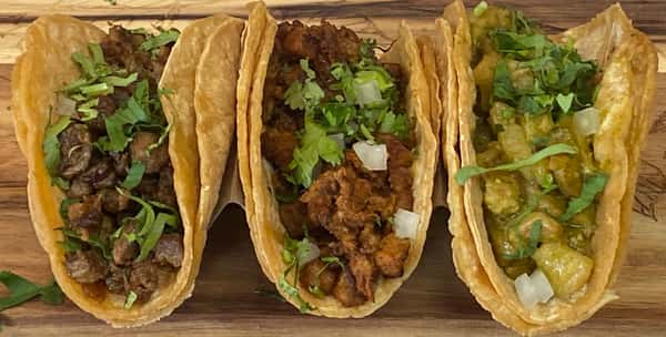 3 tacos