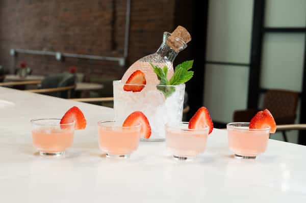 Strawberry cocktails