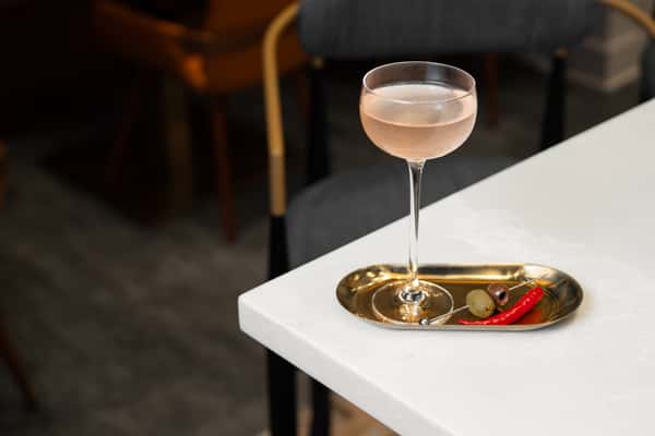 Drink in a table
