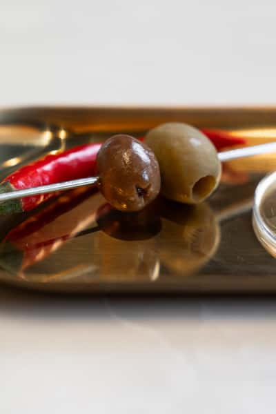Olive and pepper